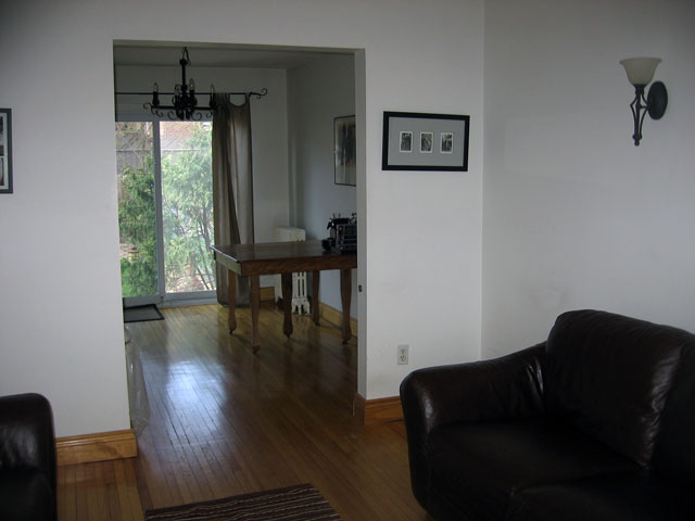 Long view of living room, Toronto Property Listing